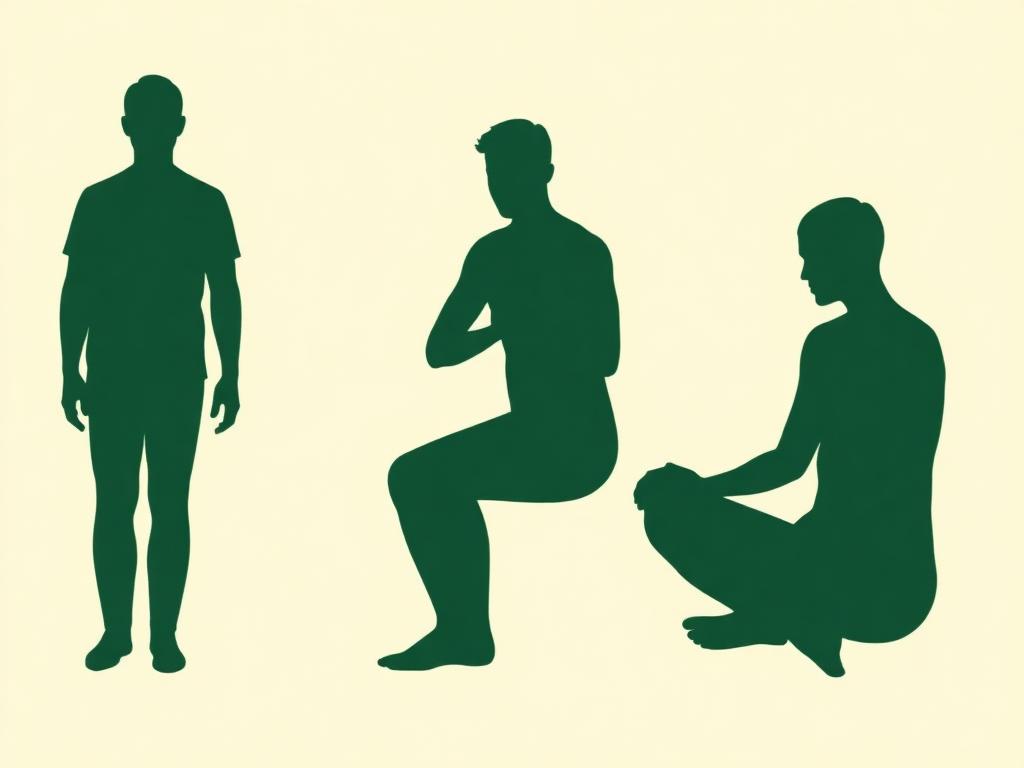 Secuencia del Sitting-Rising Test
