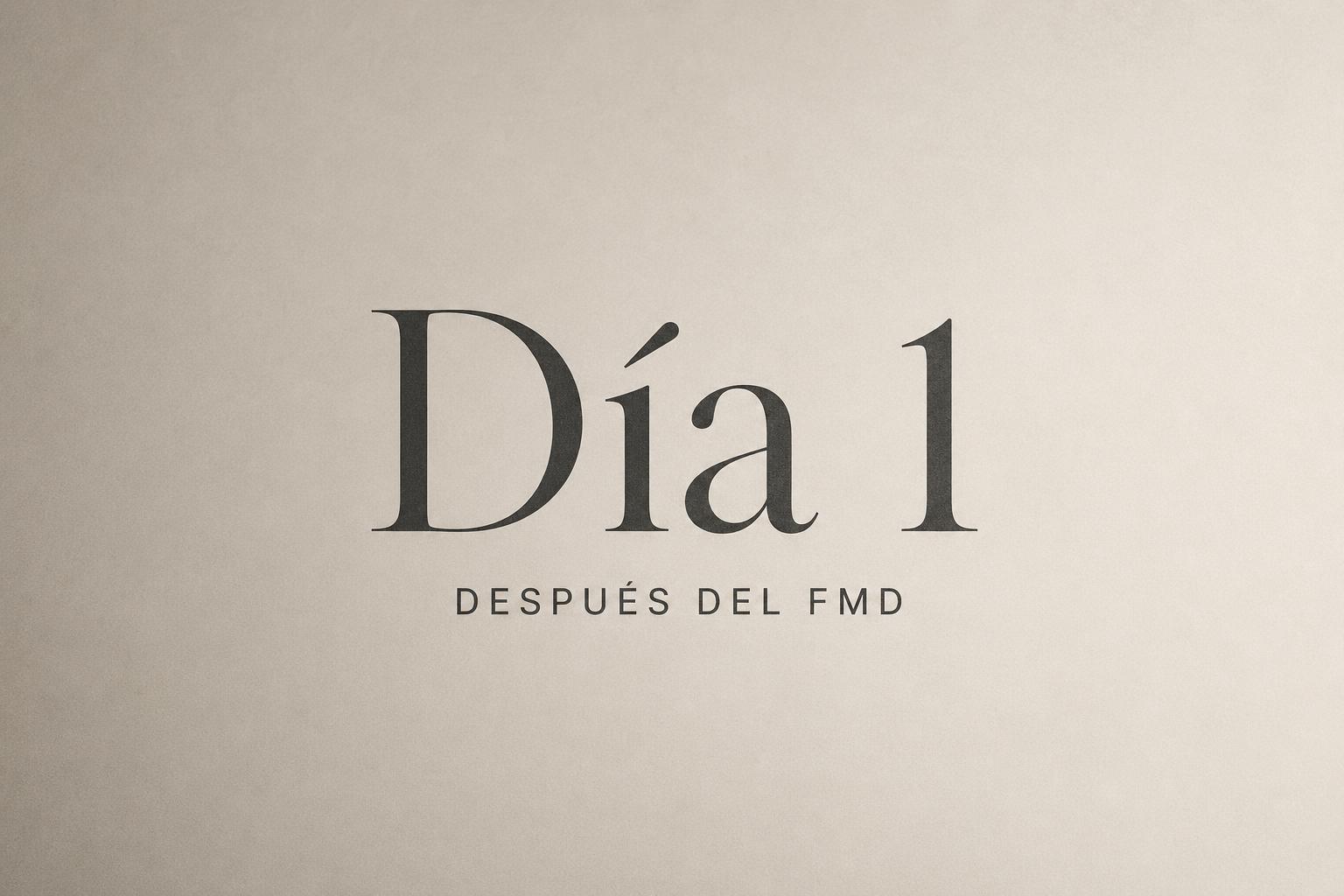 Imagen destacada del Día 1 después del FMD: reintroducción limpia
